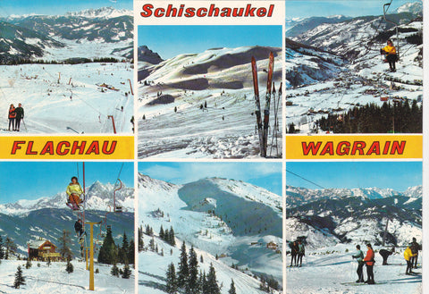 AK Schischaukel Flachau Wagrain.