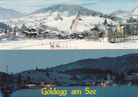 AK Goldegg am See. Schischaukel.