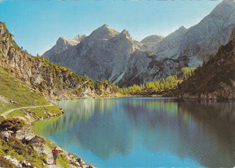 AK Tappenkarsee mit Rothorn und Stierkopf, Kleinarltal.