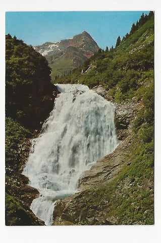 AK Bärenfall im Naßfeldertal mit Schareck. Böckstein-Sportgastein.