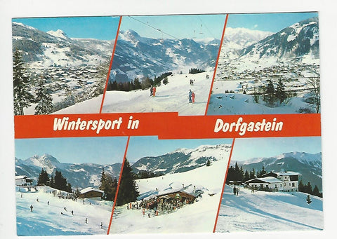 AK Wintersport in Dorfgastein.