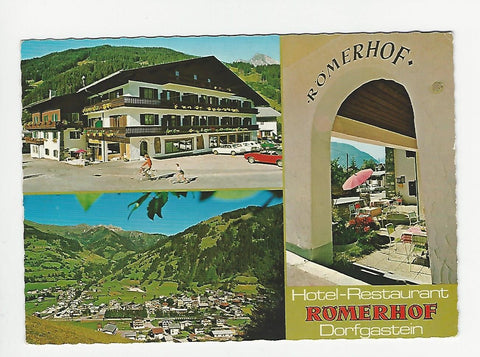 AK Dorfgastein. Hotel Restaurant Römerhof. Familie Hasenauer.