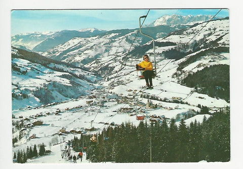 AK Wintersportzentrum Wagrain. Berglift gegen Hochkönig.