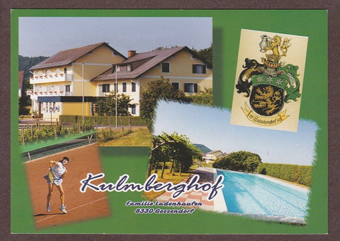 AK Gossendorf 5. Kulmberghof. Renate & Karl Ladenhaufen.