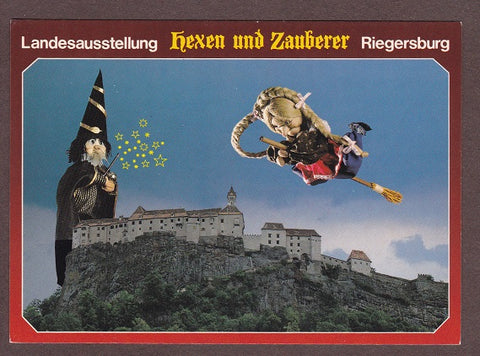 AK Riegersburg. Landesausstellung Hexen und Zauberer. (1987)