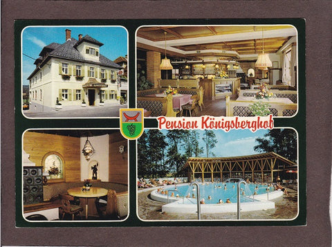 AK Tieschen 72. Pension Königsberghof. Familie Heck.