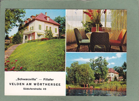 AK Velden am Wörthersee. Schwarzvilla – Filllasfer. Süduferstraße 49.