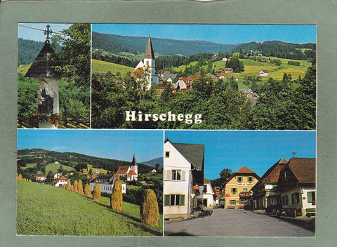 Werbe-AK Hirschegg.