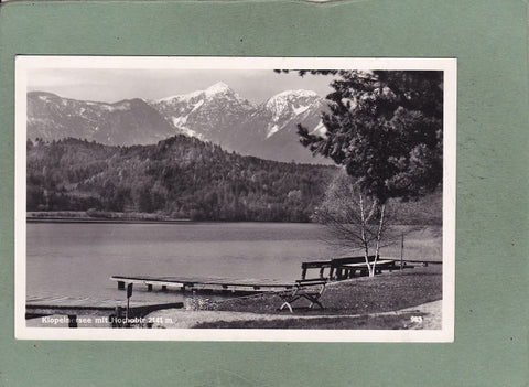 AK Klopeinersee mit Hochobir.