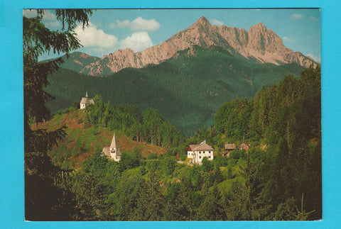 AK Obirsko und Koschuta. Blick von der Hochobir-Alpenstraße.