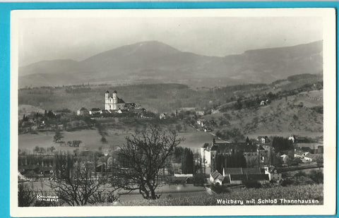 AK Weiz, Weizberg mit Schloß Thannhausen. (1951)