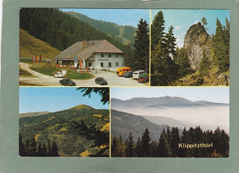 AK Bad St. Leonhard. Schwarzkogelhütte Pension und Gasthof. Inh. Fam. Mühlhofer.