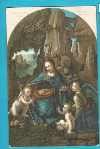 AK The Virgin of the Rocks. (Leonardo da Vinci)