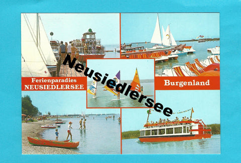 AK Burgenland. Ferienparadies Neusiedlersee.