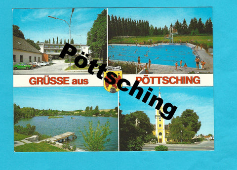 AK Grüsse aus Pöttsching.