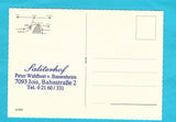 AK Jois. Weinschenke Saliterhof. Peter Waldbott v. Bassenheim. Bahnstraße 2.