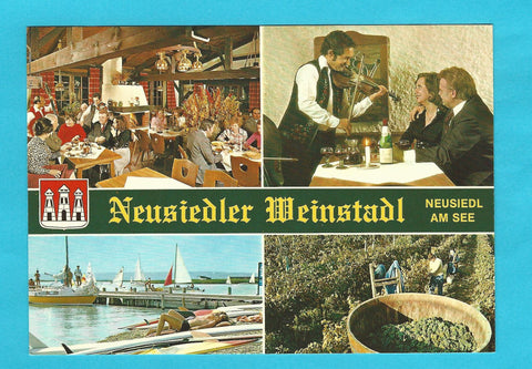 AK Neusiedl am See. Neusiedler Weinstadl. Fam. Tschanek. Untere Hauptstraße 124.