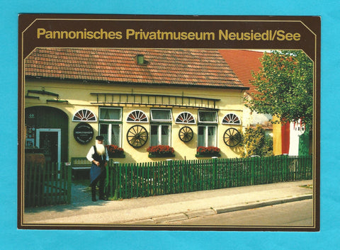 AK Neusiedl am See. Pannonisches Privatmuseum. Karl Eidler. Kalvarienbergstraße 40.